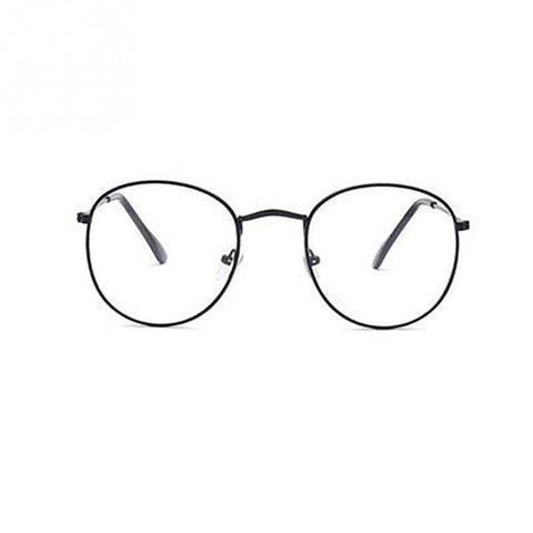 Unisex Fashion Classic Gold Metal Frame Glasses women men Classical vintage style optical Glasses For reading