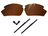 Glintbay Polarized Lenses Replacement and Rubber Nosepads and Earsocks for Rudy Project Rydon Sunglasses-Multiple Colors
