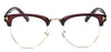 2019 Half Metal Women Glasses Frame Men Eyeglasses Frame Vintage SquareClear Glasses Optical Spectacle Frame spectacles