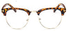 2019 Half Metal Women Glasses Frame Men Eyeglasses Frame Vintage SquareClear Glasses Optical Spectacle Frame spectacles
