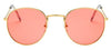 2018 New Designer Woman Glasses Optical Frames Metal Round Glasses Frame Clear lens Eyeware Black Silver Gold Eye Glass
