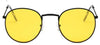 2018 New Designer Woman Glasses Optical Frames Metal Round Glasses Frame Clear lens Eyeware Black Silver Gold Eye Glass
