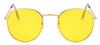 2018 New Designer Woman Glasses Optical Frames Metal Round Glasses Frame Clear lens Eyeware Black Silver Gold Eye Glass