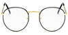 2018 New Designer Woman Glasses Optical Frames Metal Round Glasses Frame Clear lens Eyeware Black Silver Gold Eye Glass