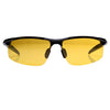 Reedoon Men Night Vision Glasses Polarized Anti-Glare Lens Aluminium Magnesium Frame Yellow Sunglasses Driving Goggles For Car