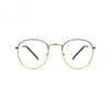 Unisex Fashion Classic Gold Metal Frame Glasses women men Classical vintage style optical Glasses For reading
