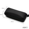 Protable Sunglasses Protector Travel Pack Pouch Glasses Case 1Pcs Black Zipper Box Hard Eyewear Accessories