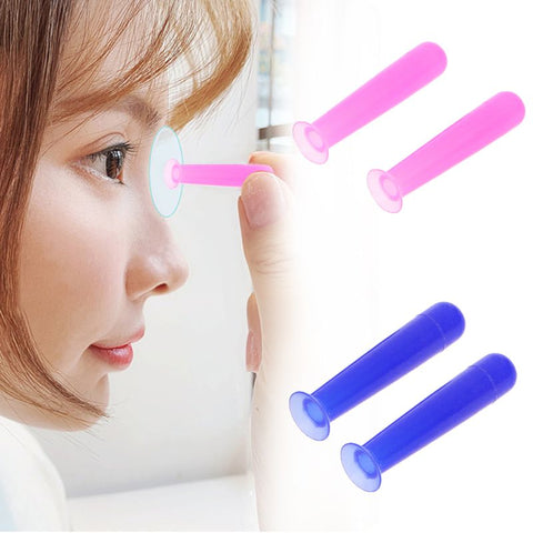 2pcs/Lot Handy Silicone Contact Lenses Small Suction Cups Stick RGP Inserter Remover
