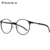 Titanium Alloy Optical Glasses Frame Men Ultralight Round Myopia Prescription Eyeglasses 2019 Male Korean Screwless Eyewear 984
